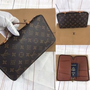 JUMBO ZIPPY WALLET PASSPORT HOLDER LOUIS VUITTON